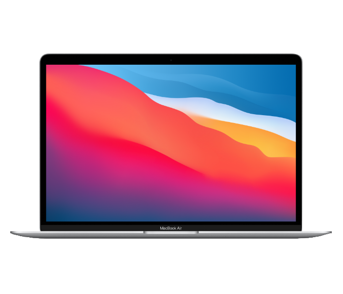 Macbook Air silver front-facing