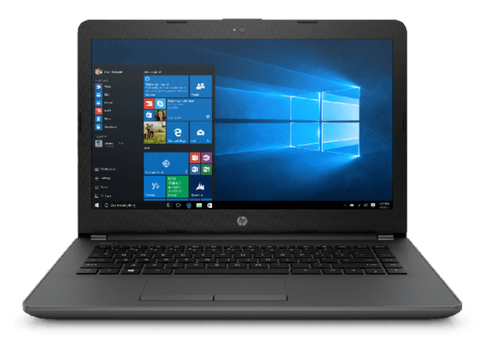 HP 240 laptop front-facing