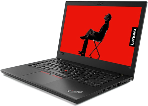 Thinkpad T480 laptop front-facing