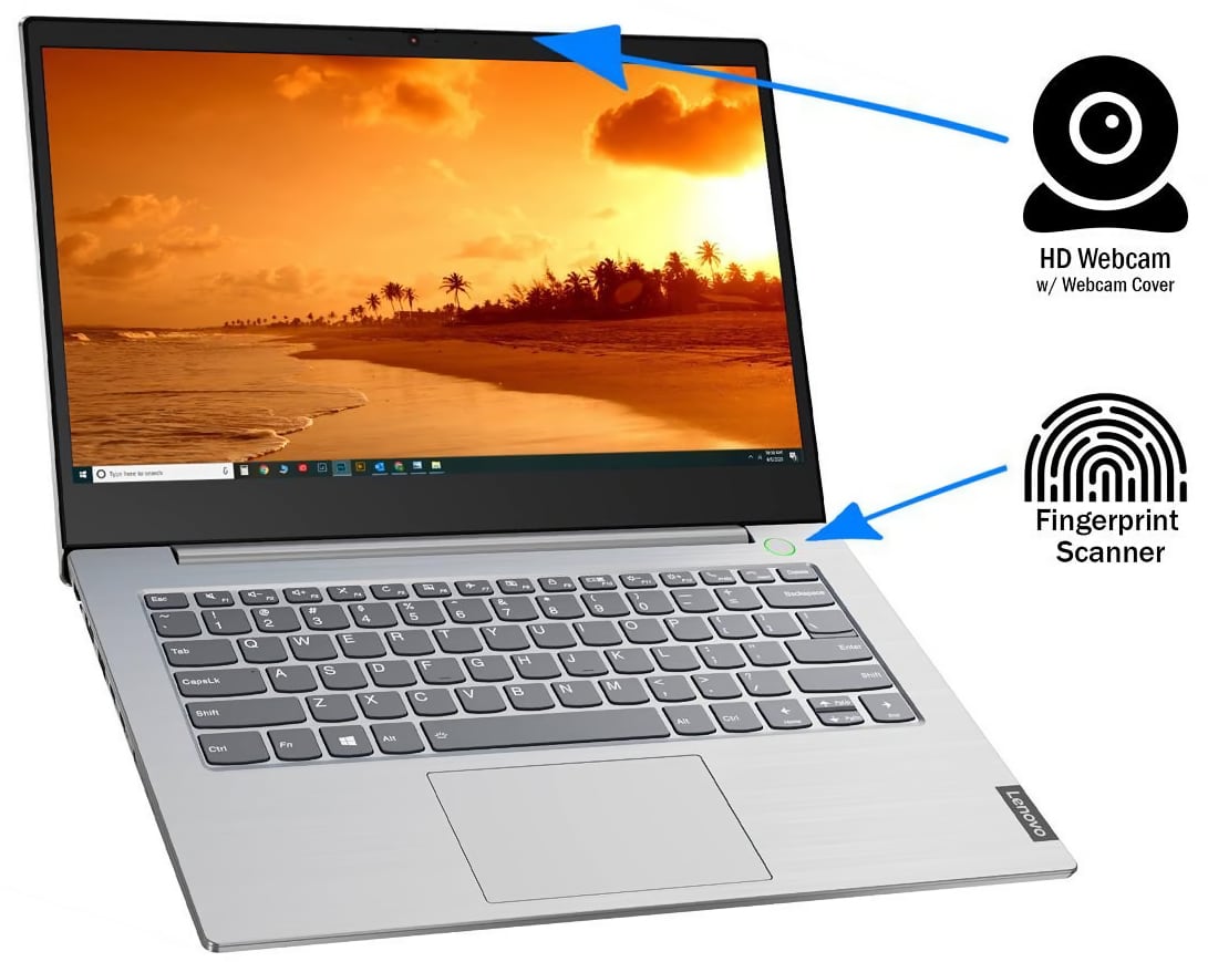 Webcam & Fingerprint Reader on Thinkbook